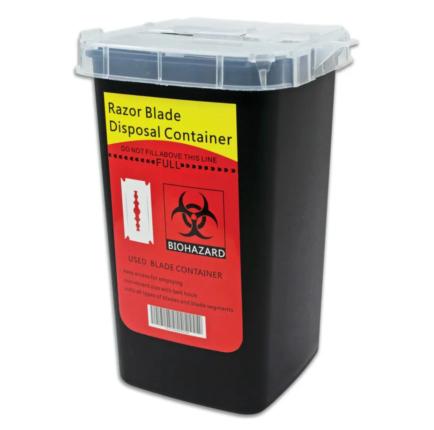 Black Ice Razor Blade Disposable Container