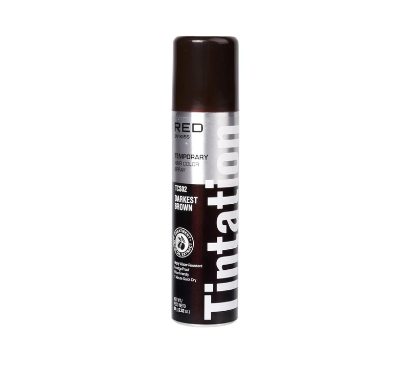 Kiss Tintation Color Spray Dark Brown 2.82oz