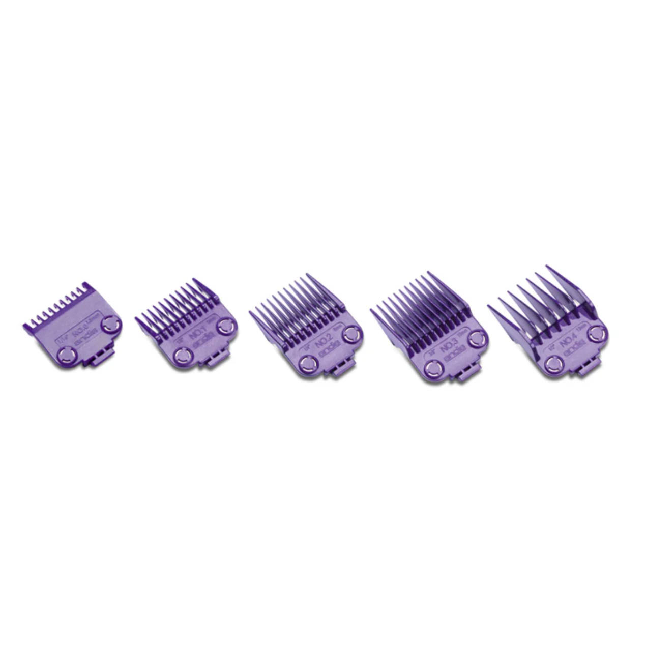Andis Purple Magnetic Guards 5 Pack