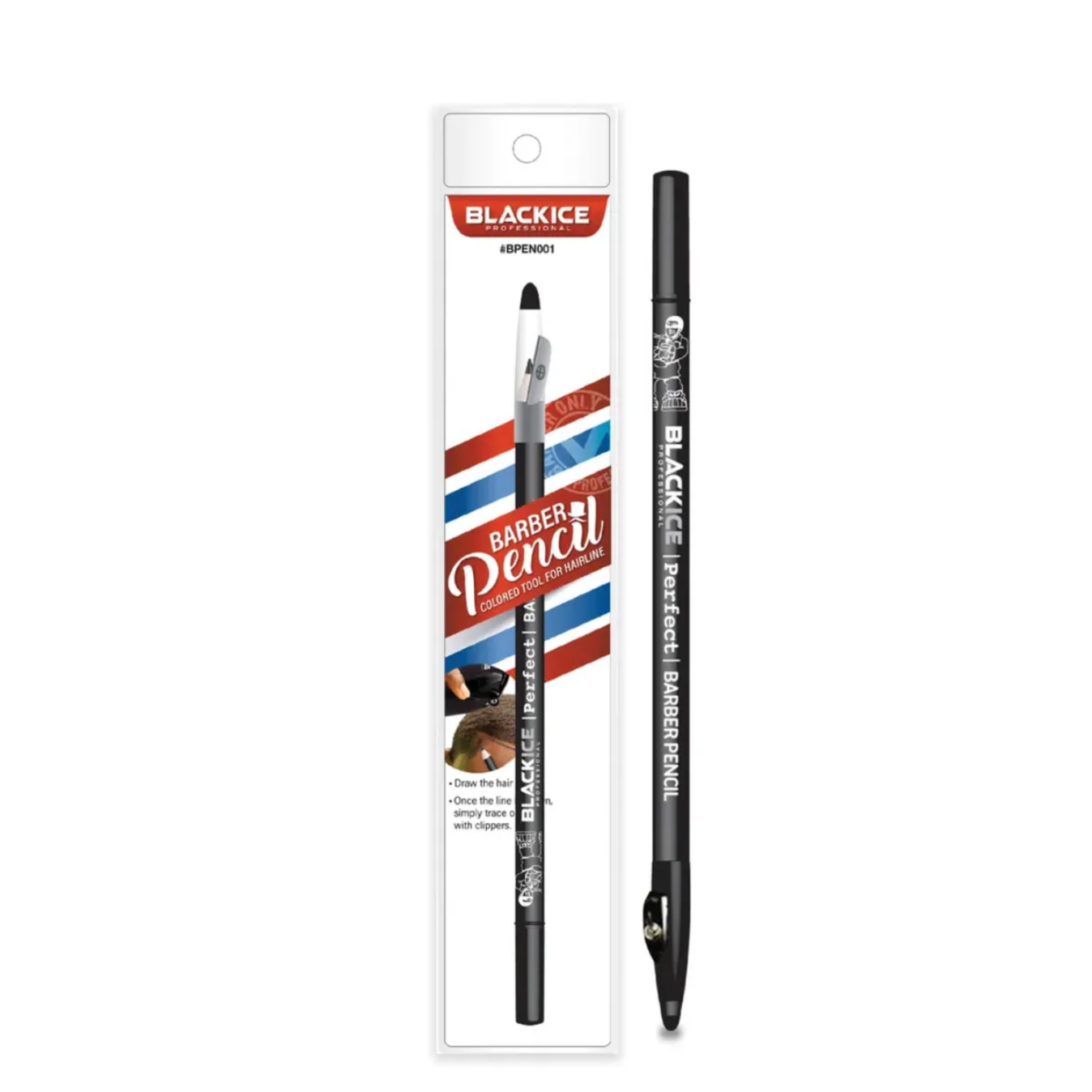 Black Ice Barber Pencil (Black)