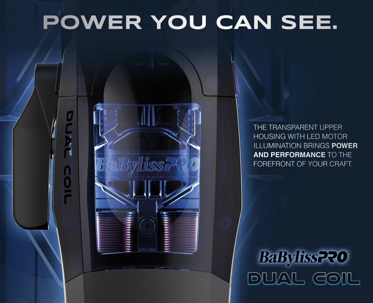 BaBylissPRO High-Performance Dual-Coil Motor Cordless Clipper (FX95C)