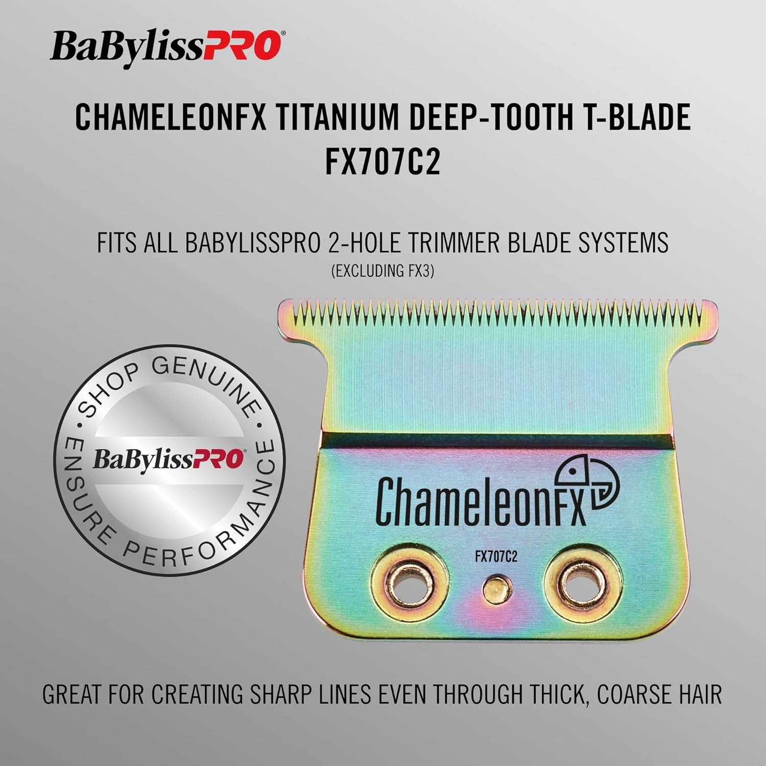 BabylissPro Deep Tooth Trimmer Blade - Chameleon